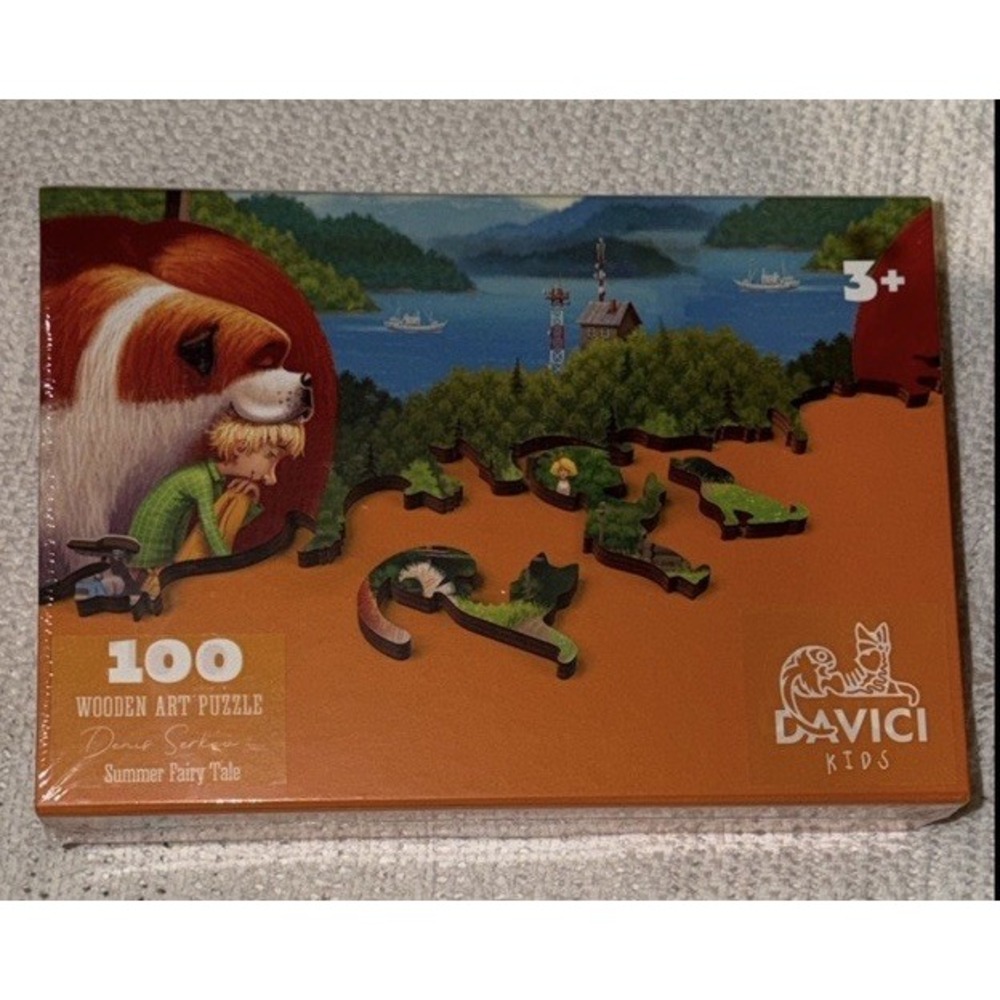 Davici Kids Wooden Jigsaw Puzzle "Summer Fairy Tale" 100 Piece NEW‎ Sealed